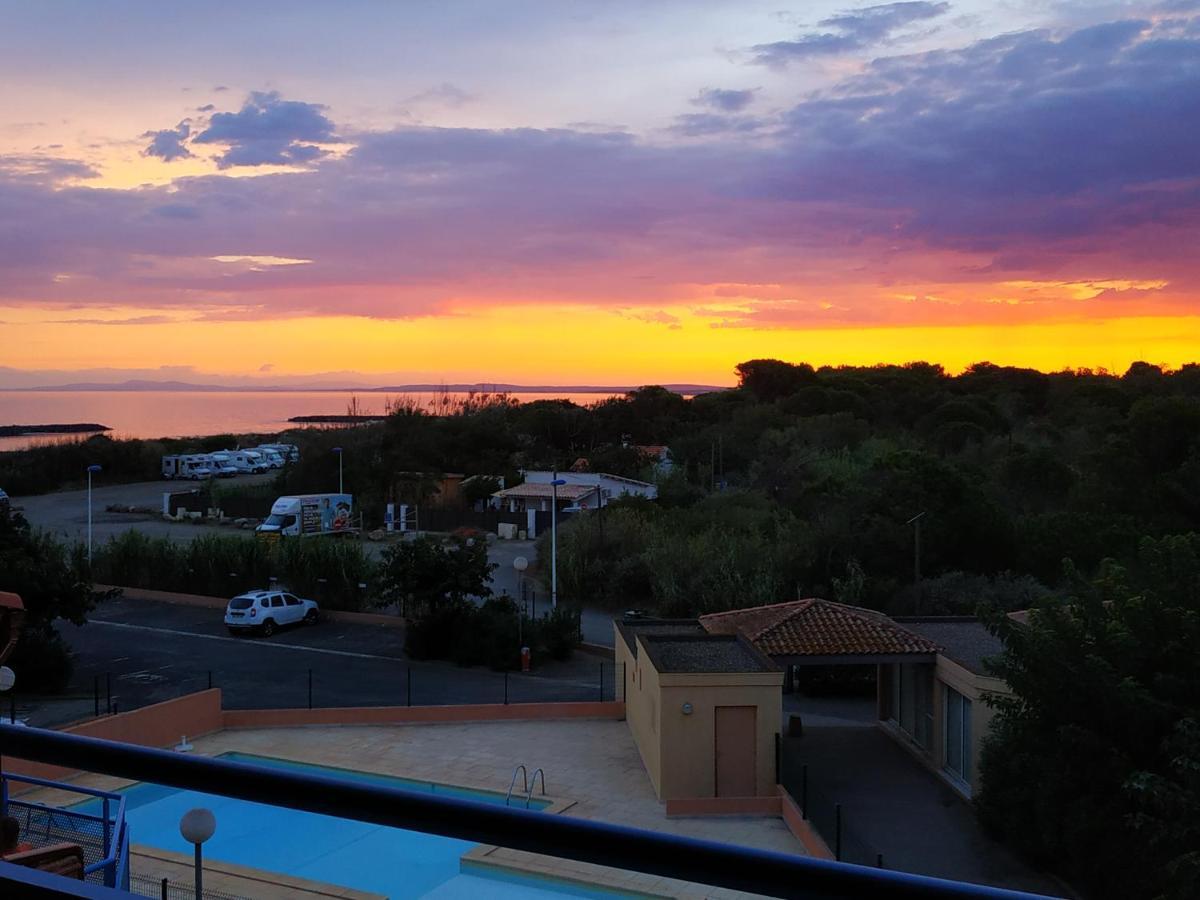 Appartement, Vue Sur Mer, Acces Direct Plage, Piscine Vias Exterior foto